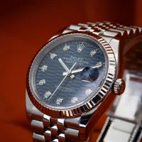 Rolex Datejust Blue Motif Diamond 126234 – Image 20