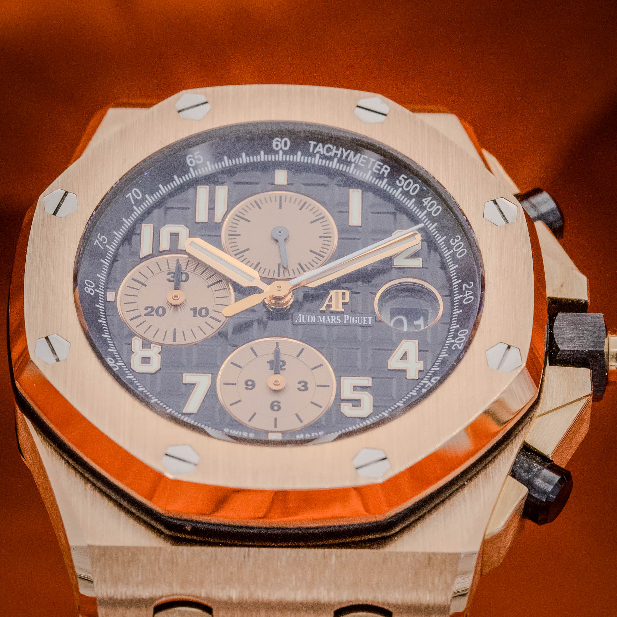  Audemars Piguet Royal Oak Offshore Chronograph "Half Brick" 26470OR Black Dial – Image 20