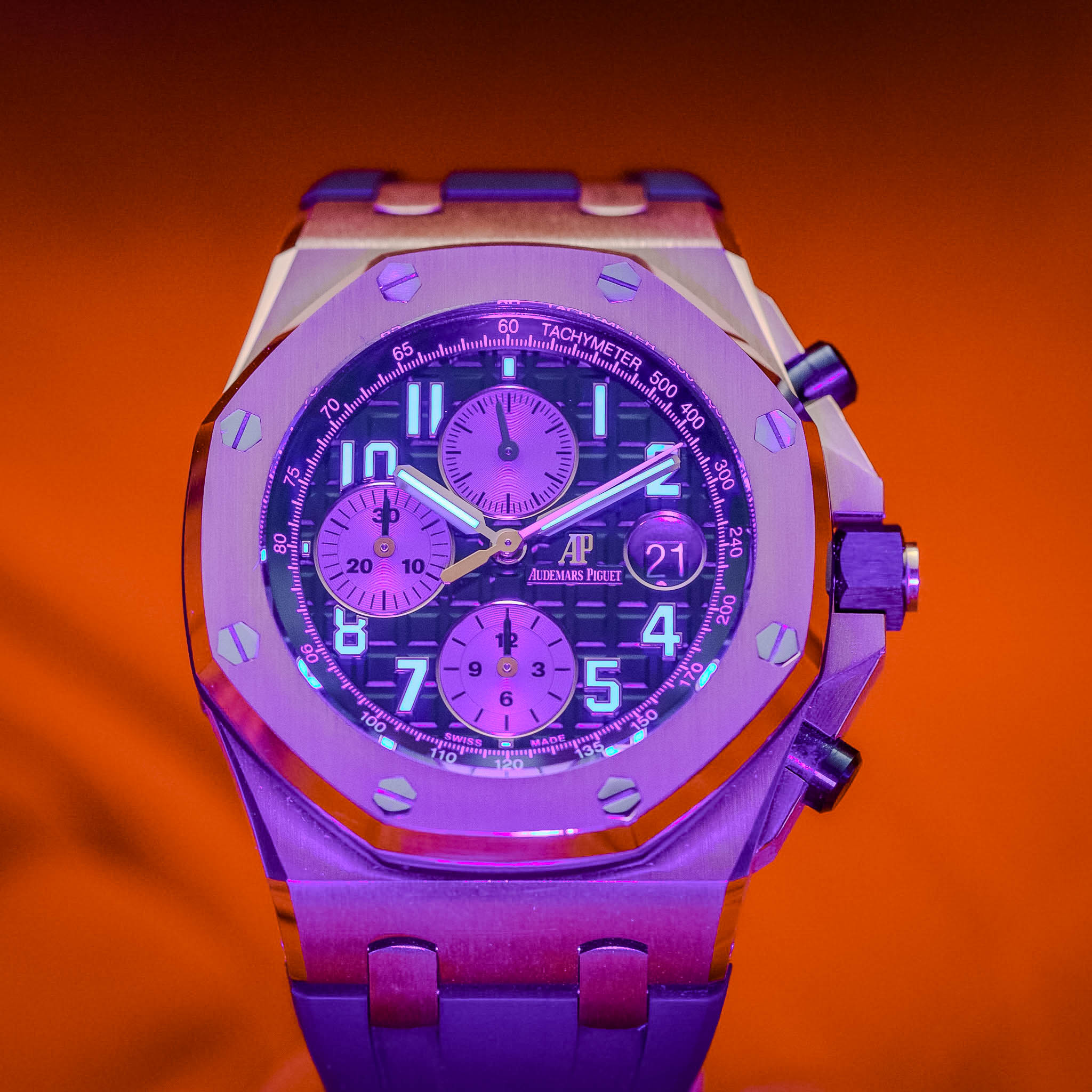  Audemars Piguet Royal Oak Offshore Chronograph "Half Brick" 26470OR Black Dial – Image 24