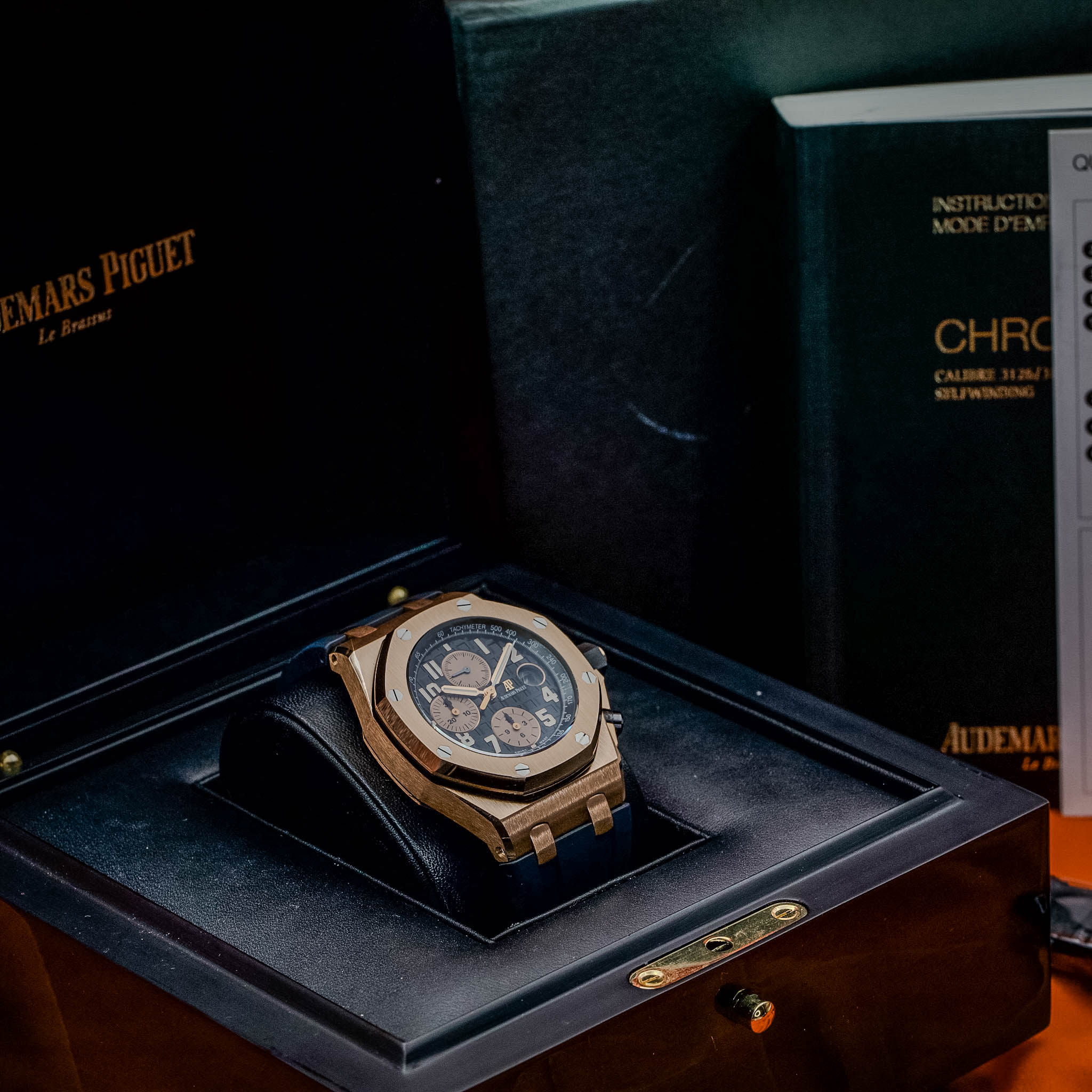  Audemars Piguet Royal Oak Offshore Chronograph "Half Brick" 26470OR Black Dial – Image 16