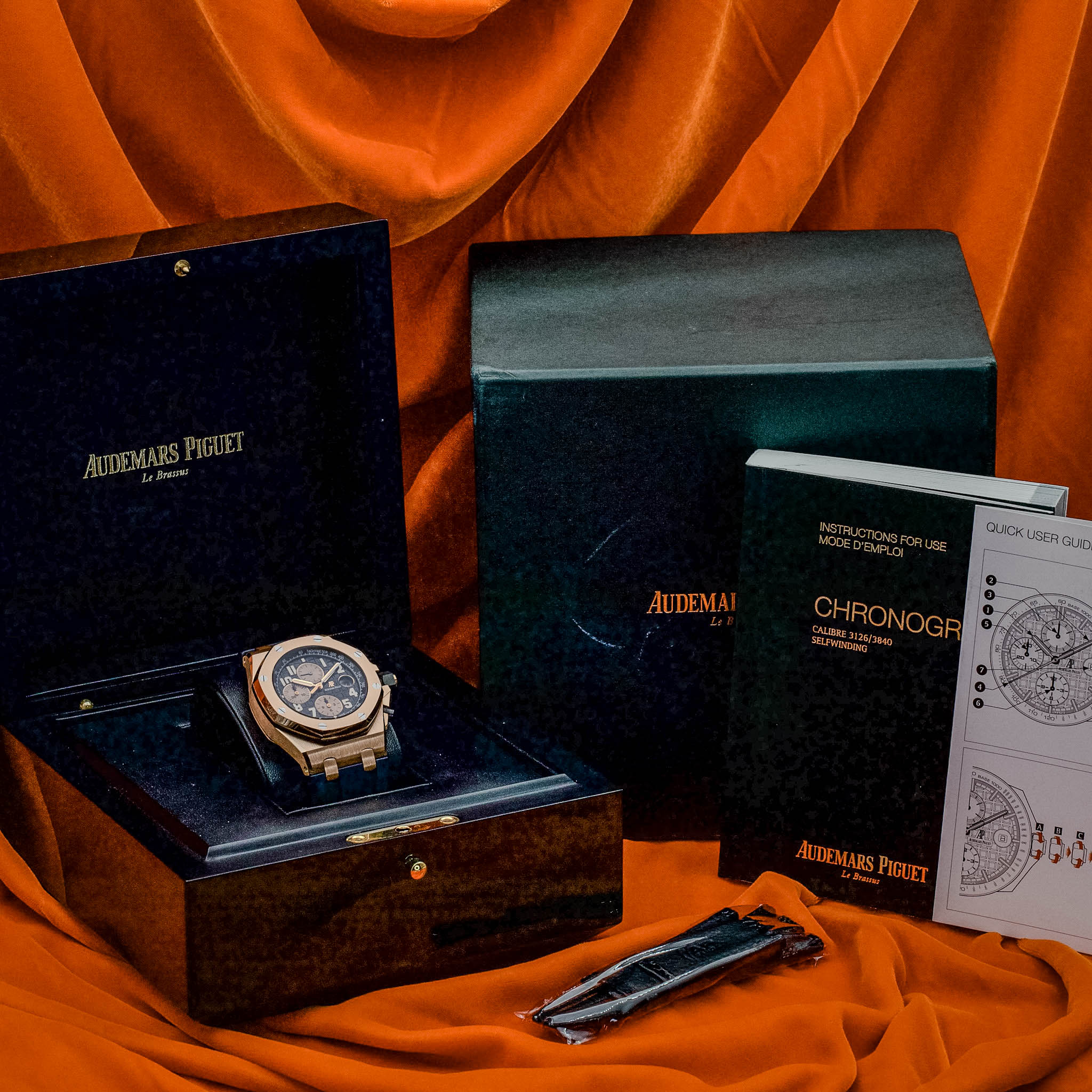  Audemars Piguet Royal Oak Offshore Chronograph "Half Brick" 26470OR Black Dial – Image 15