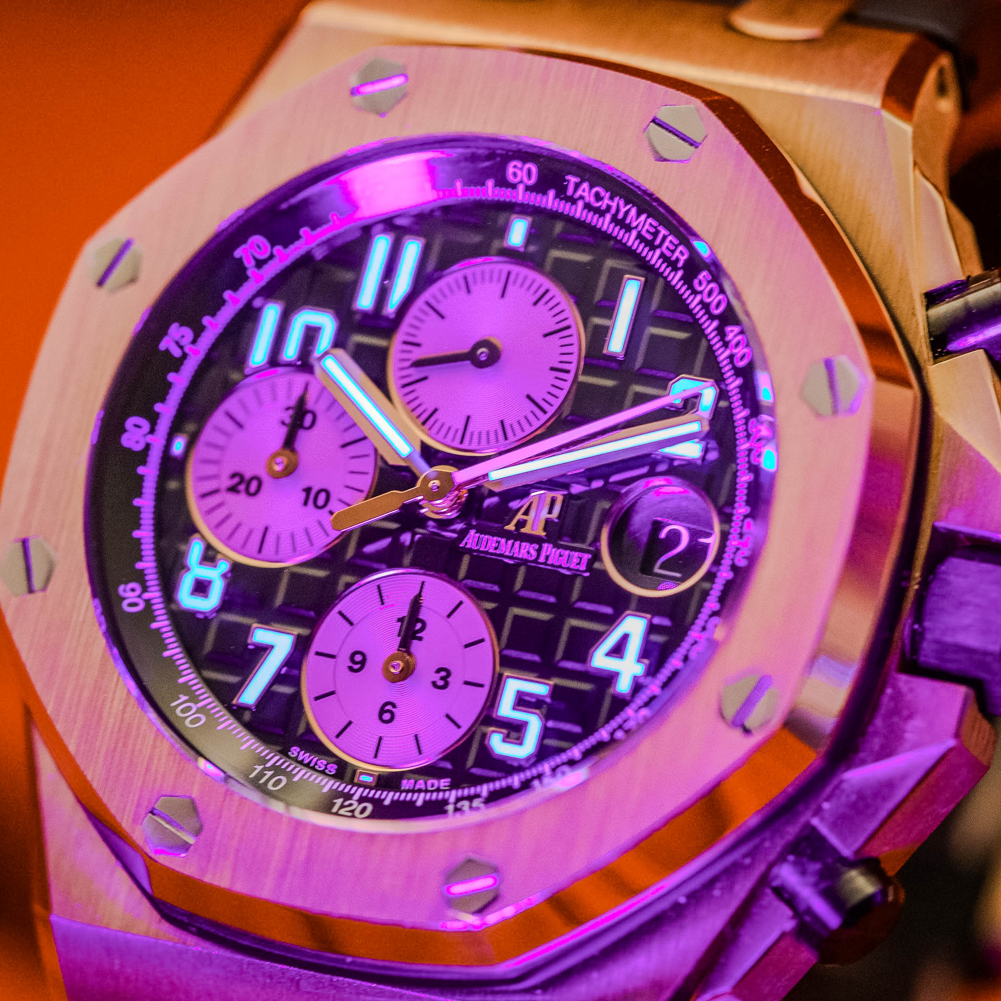  Audemars Piguet Royal Oak Offshore Chronograph "Half Brick" 26470OR Black Dial – Image 11