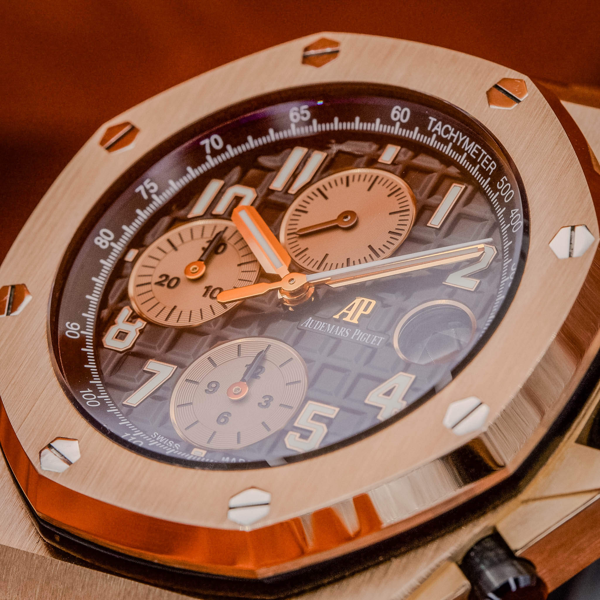  Audemars Piguet Royal Oak Offshore Chronograph "Half Brick" 26470OR Black Dial – Image 5