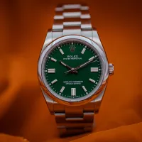 Rolex Oyster Perpetual 36MM Green 2025 – Image 25