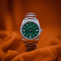 Rolex Oyster Perpetual 36MM Green 2025 – Image 18