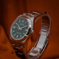 Rolex Oyster Perpetual 36MM Green 2025 – Image 11