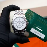 2024 Rolex Sky-Dweller "White Dial" 336934 Jubilee Bracelet – Image 14