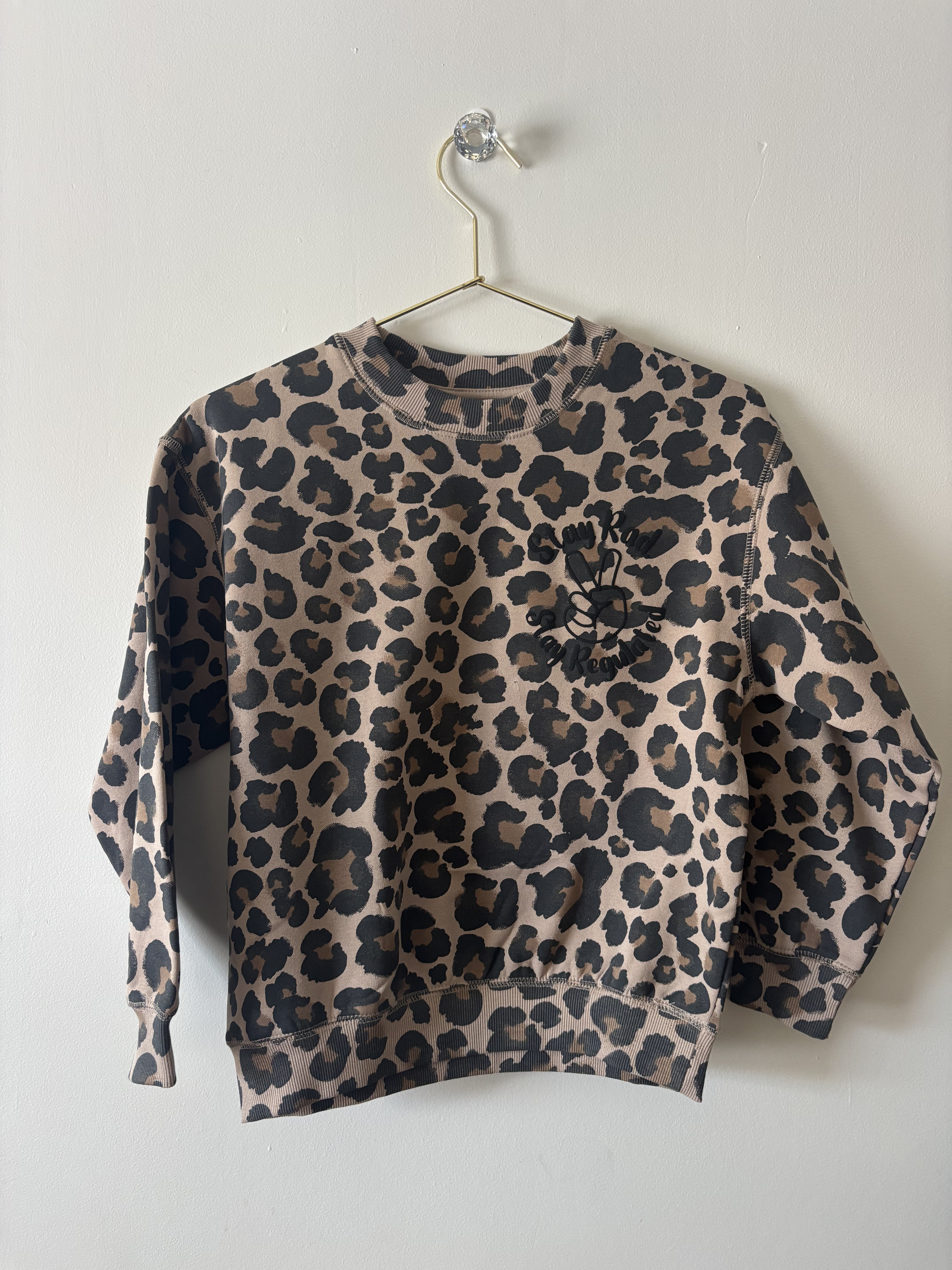 YOUTH CREW M (8/10) - Stay Rad, Stay Regulated Leopard – Image 1