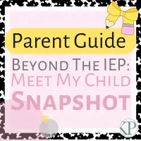 Parent Guide - Beyond the IEP: Meet My Child – Image 1