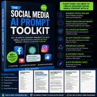 Social Media AI Prompt Toolkit – 40+ ChatGPT Prompts for Business – Image 1