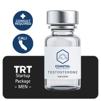 TRT CALI Men's Startup Package 60 days (Consult, Labs, Cypionate 200mg/mL 10mL + Anastrozole 24×1mg) – Image 1