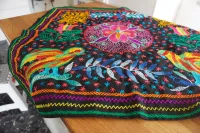 Embroidery. Awaken Flower Shamanic Rituals  79cm 72cm – Image 4
