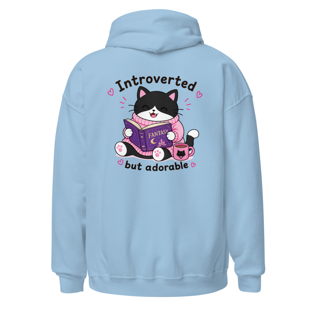 Introverted but adorable Tuxedo Hoodie – Image 2