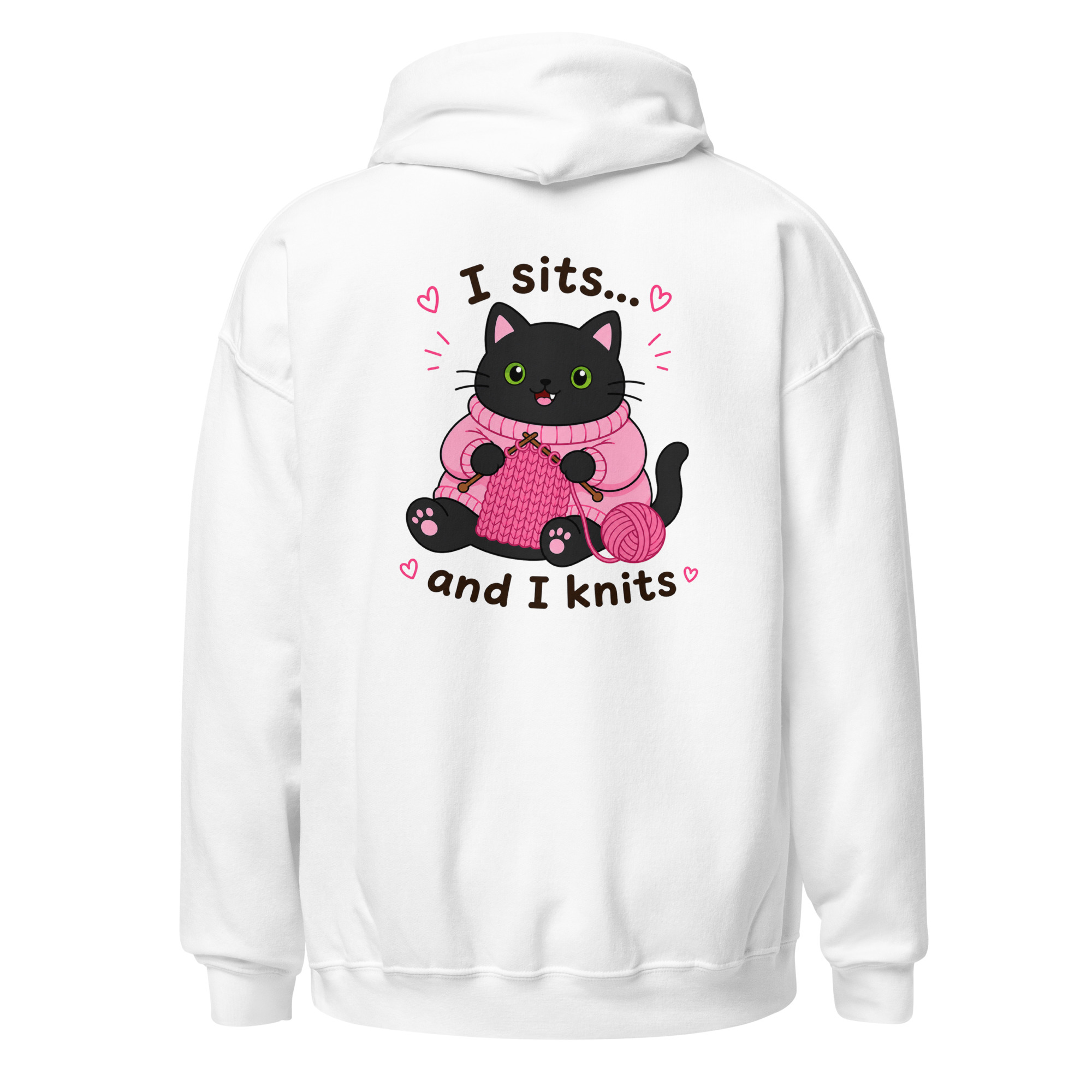 Snaggletooth Knitting Hoodie – Image 3