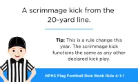 SportDeck High School Flag Football Rules Digital Flashcards with Officiating Tips - 64 Flash Card Printable PDF – Image 3