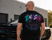 Neon Lights - Unisex organic mid-light t-shirt – Image 1