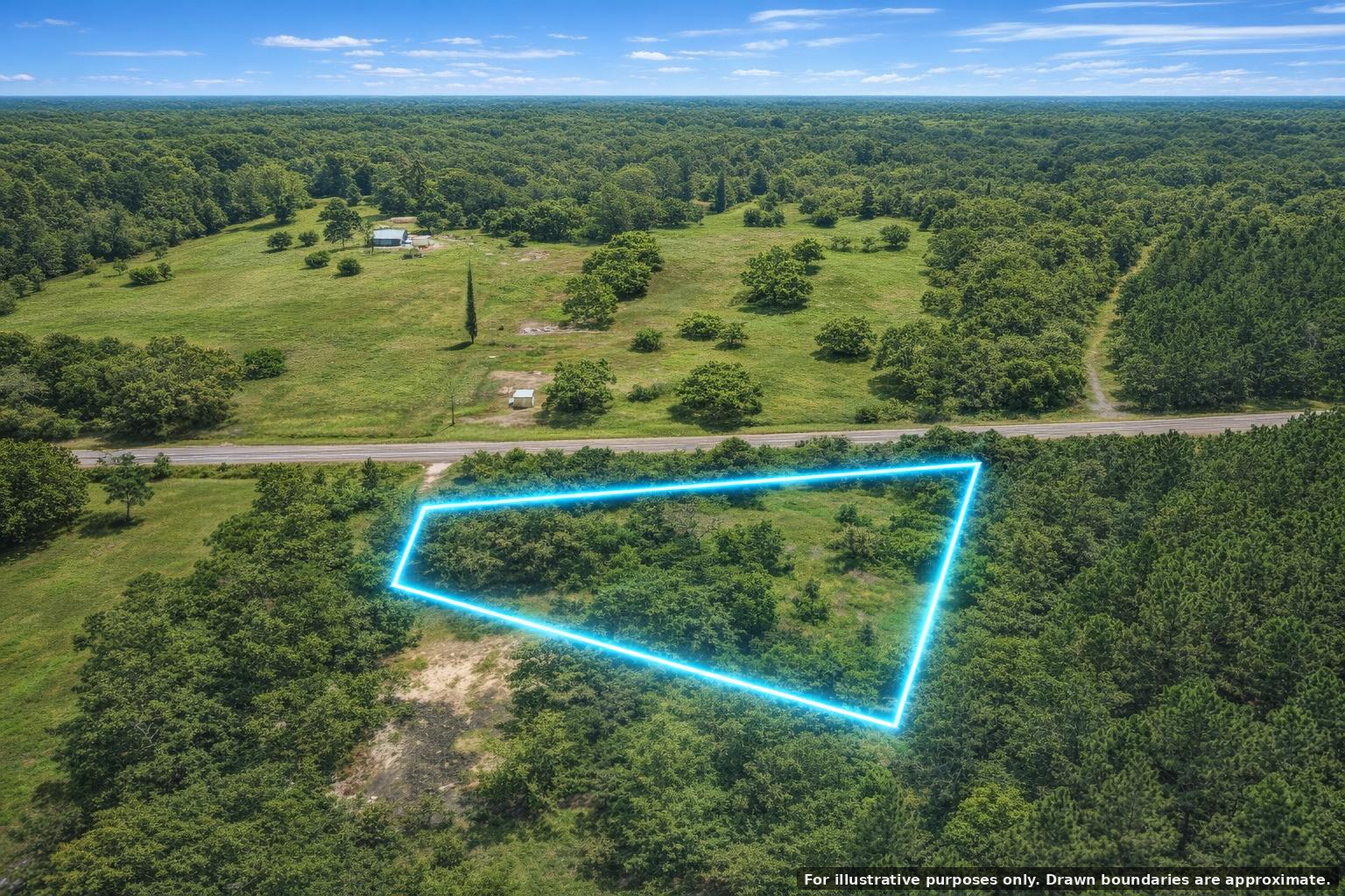 3.06 Acres with 628 Ft Paved Road Frontage in Woodville, TX – Image 19