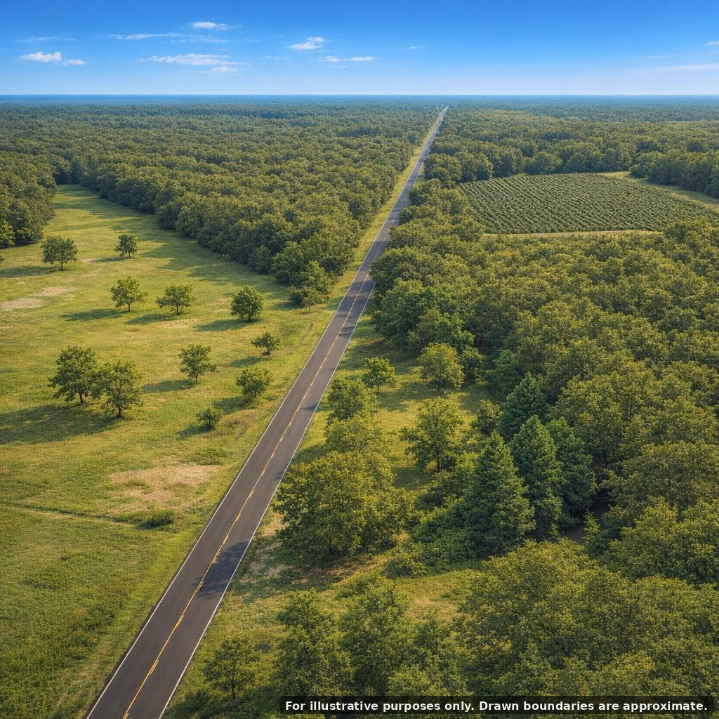 3.06 Acres with 628 Ft Paved Road Frontage in Woodville, TX – Image 24