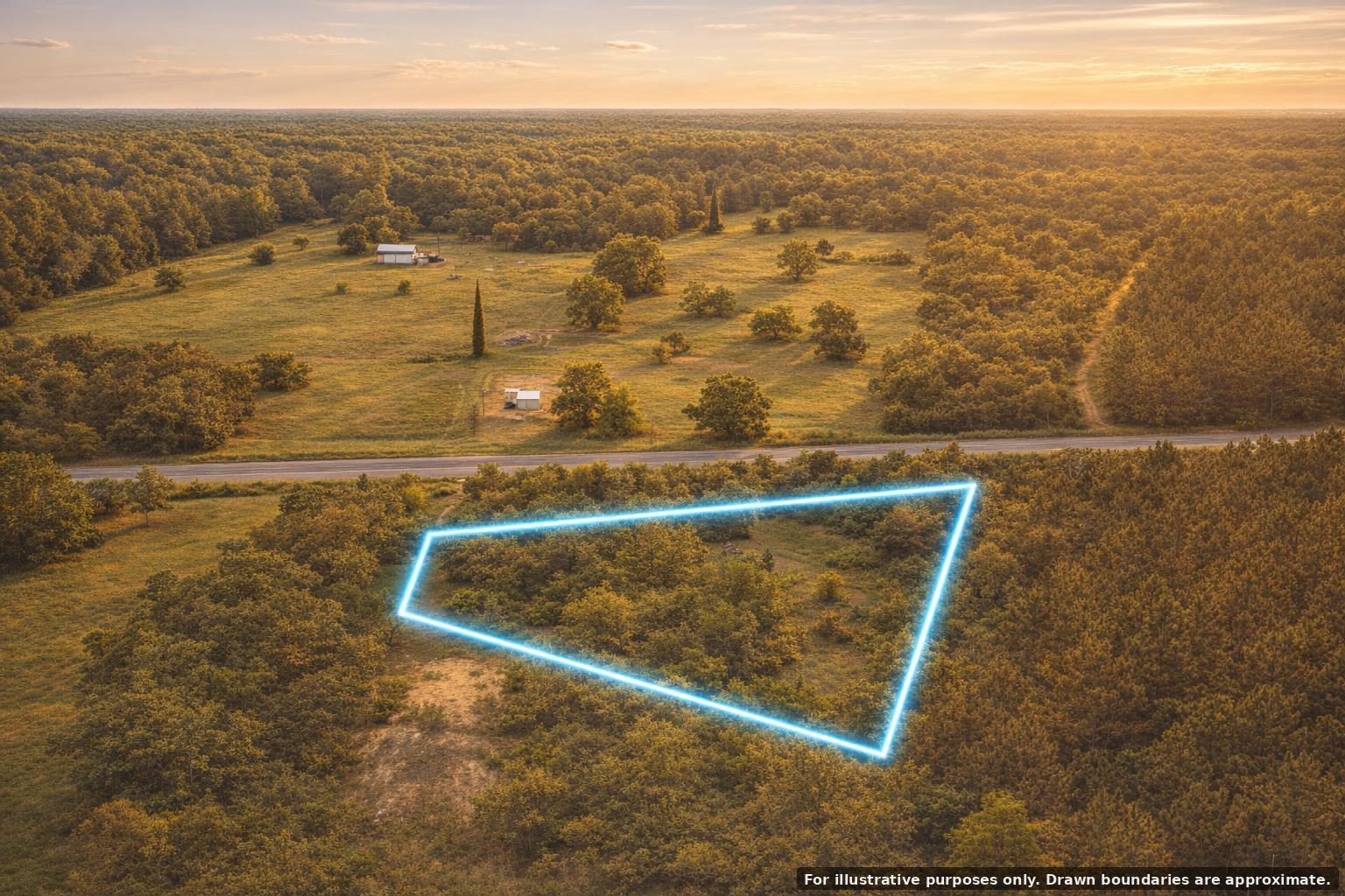 3.06 Acres with 628 Ft Paved Road Frontage in Woodville, TX – Image 21