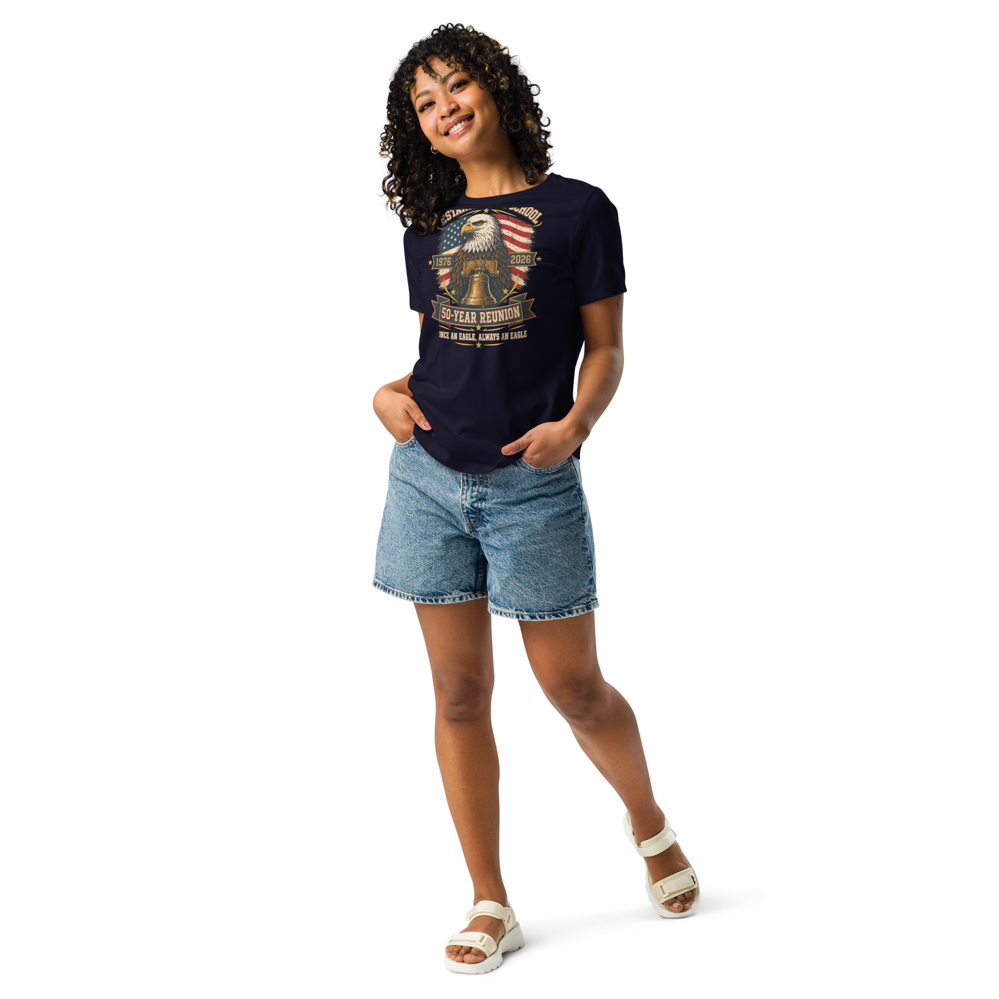 Estancia 50 yr Reunion Women's Relaxed T-Shirt – Image 3