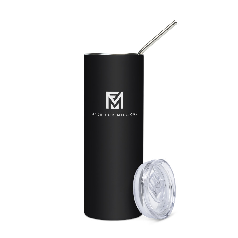 The Made For Millions® Stainless Steel Tumbler Black – Image 6