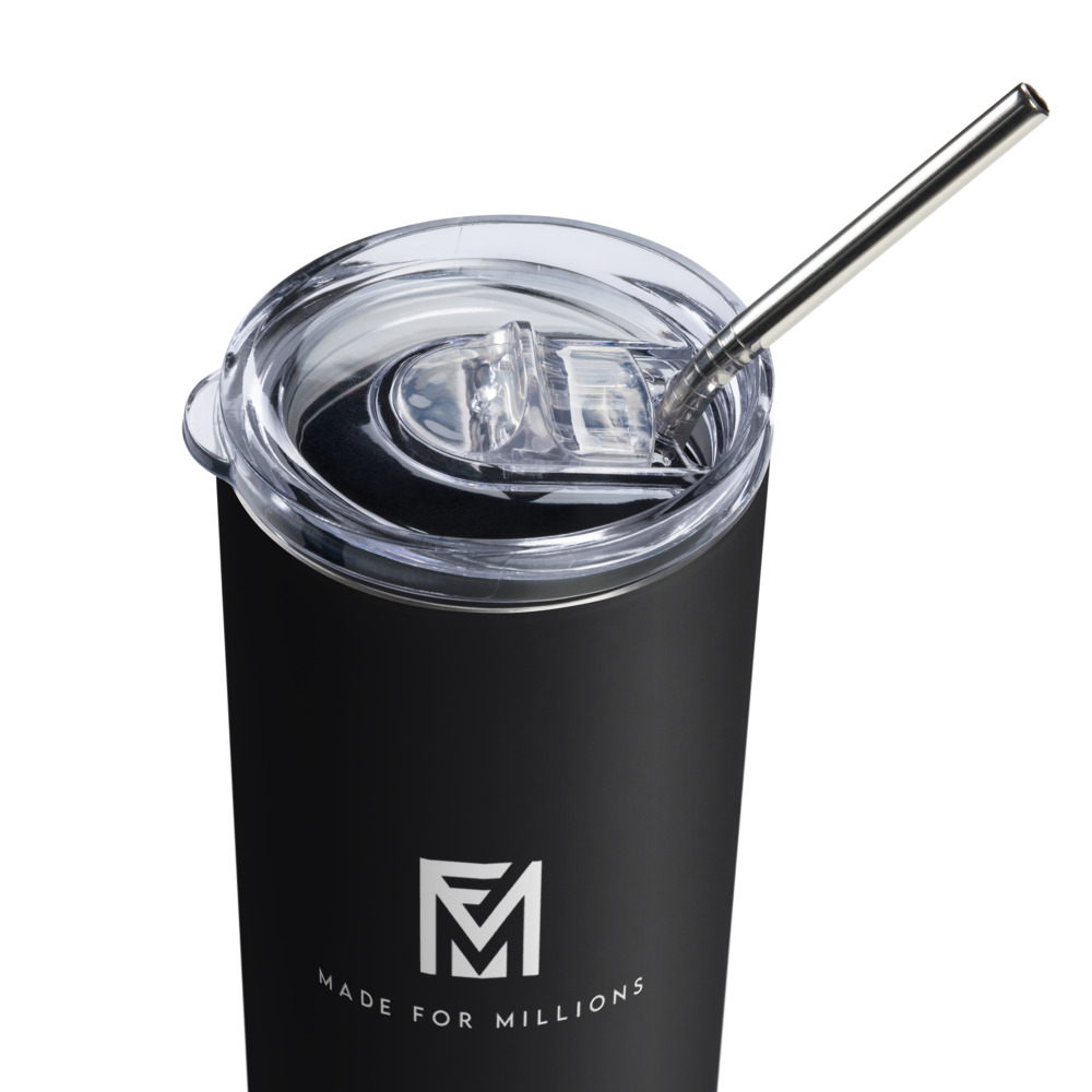 The Made For Millions® Stainless Steel Tumbler Black – Image 3