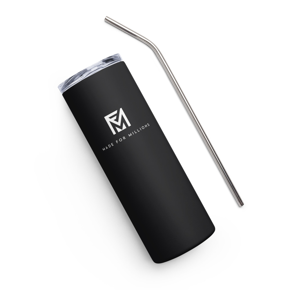 The Made For Millions® Stainless Steel Tumbler Black – Image 4