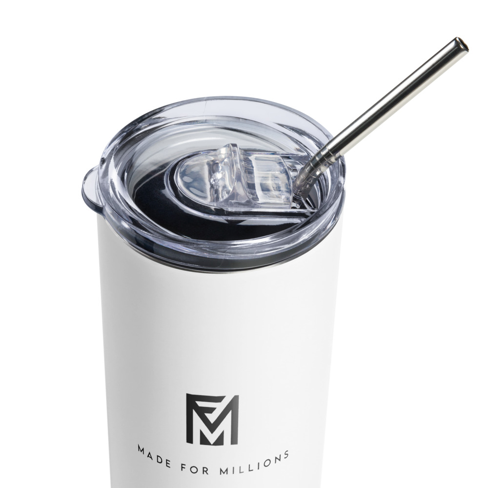 The Made For Millions® Stainless Steel Tumbler White – Image 3