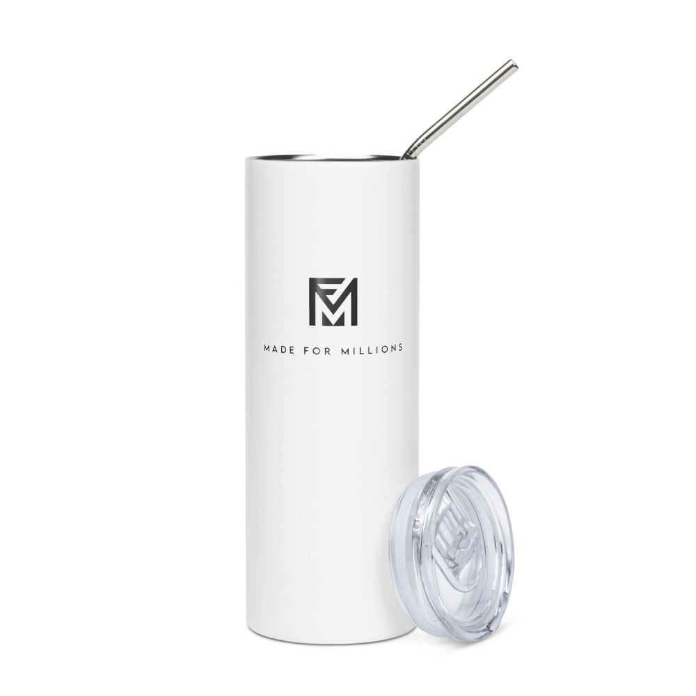 The Made For Millions® Stainless Steel Tumbler White – Image 6