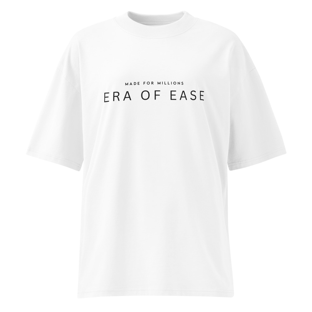 THIS is my Era of Ease Oversized Tee ( Unisex ) White – Image 6