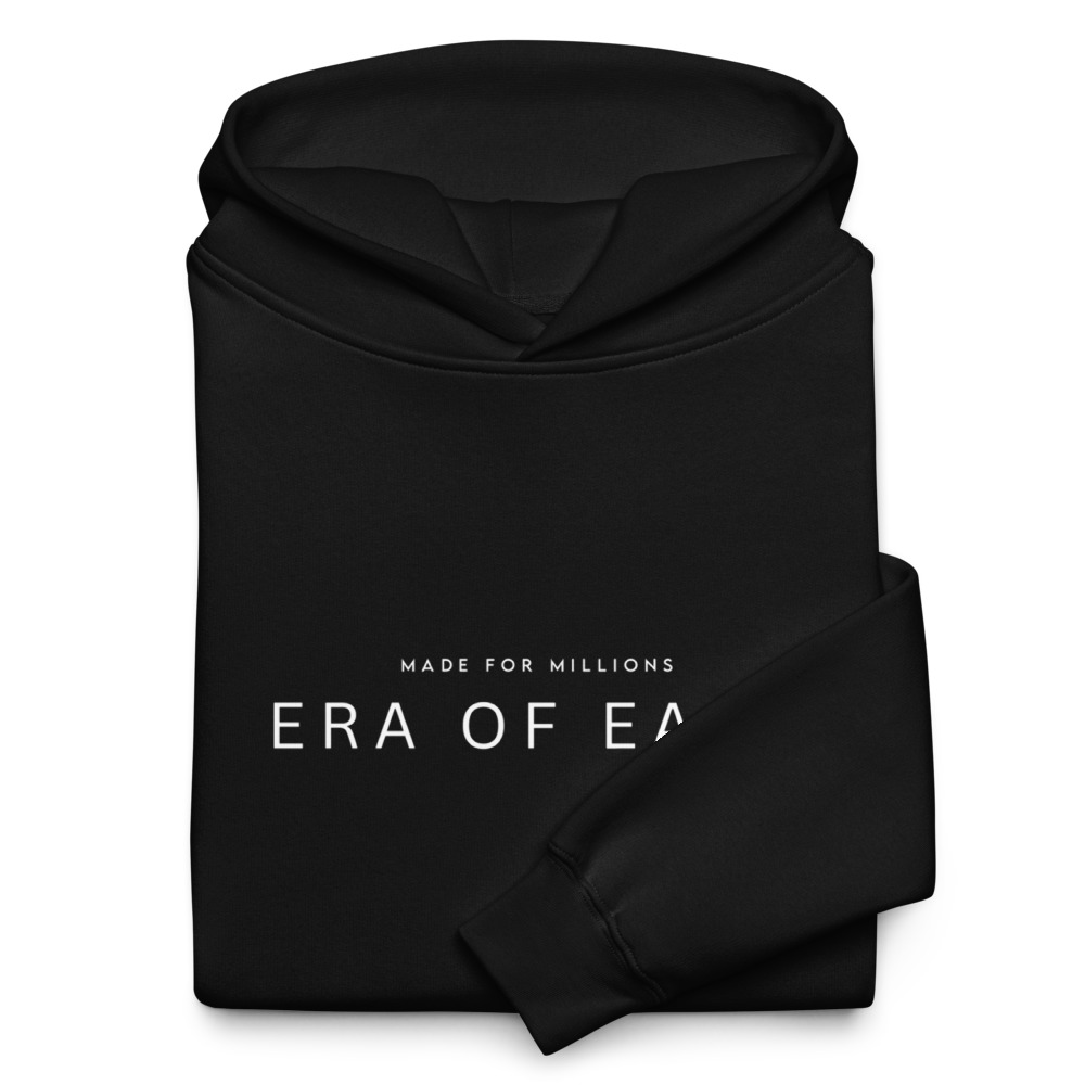 THIS is my Era of Ease™ Oversized Hoodie Black ( Unisex ) – Image 3