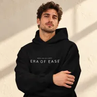 THIS is my Era of Ease™ Oversized Hoodie Black ( Unisex ) – Image 1