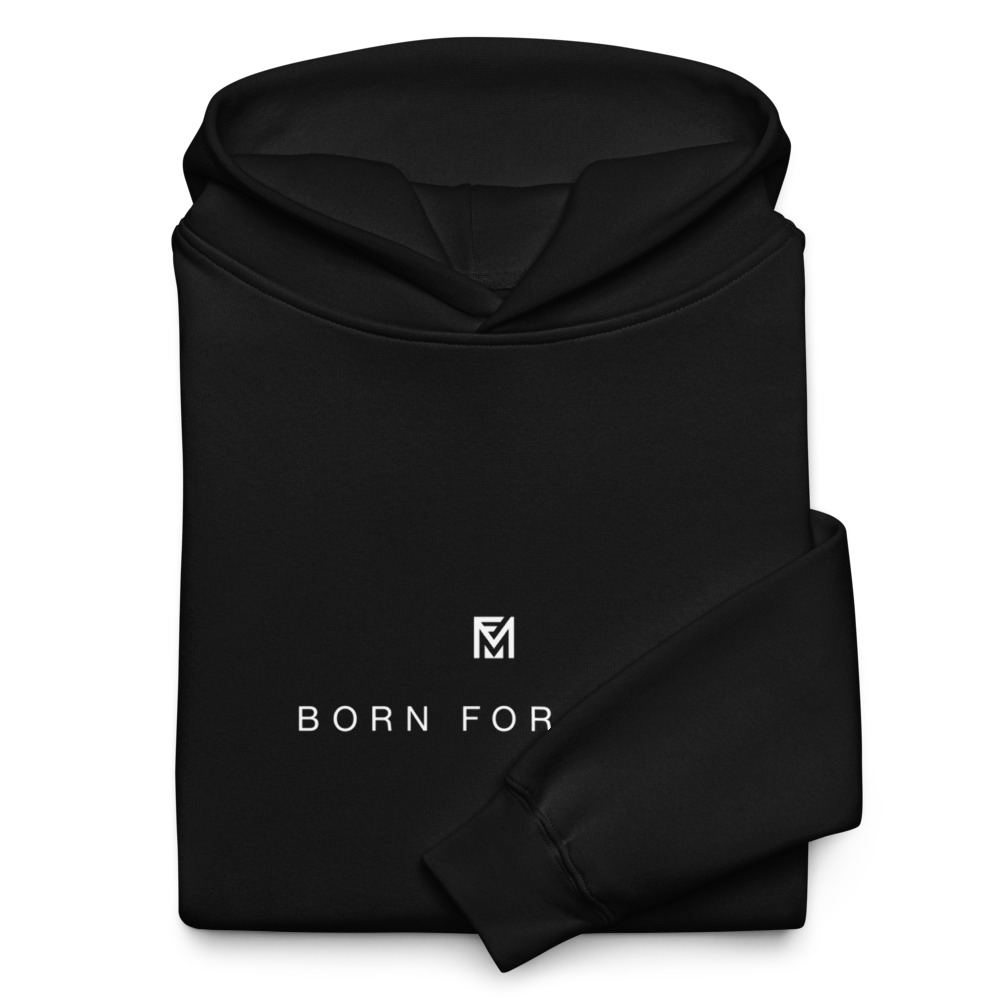 Born for This™ Oversized Hopeful Hoodie ( Unisex ) Black – Image 4