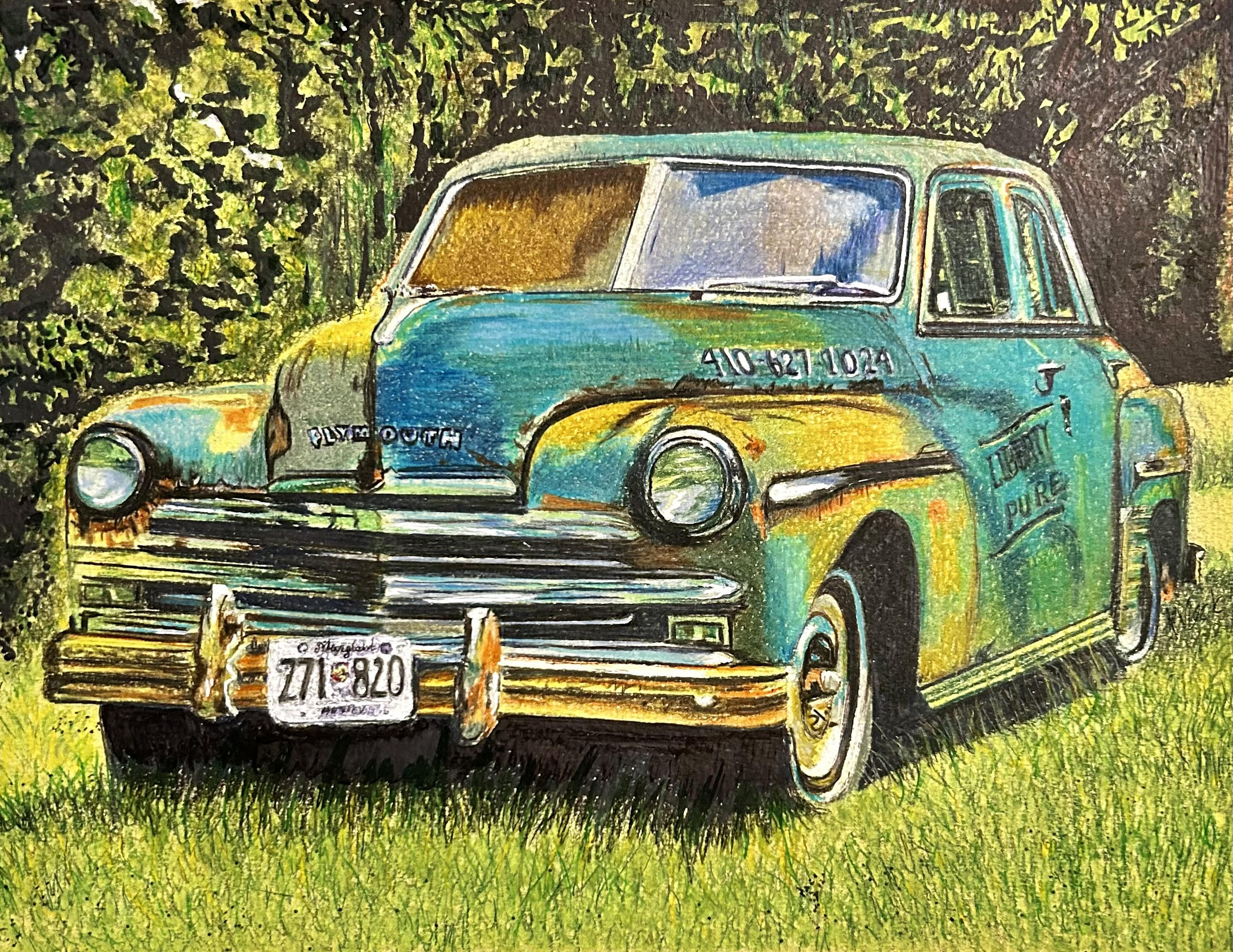 VINTAGE PLYMOUTH CAR – Image 4