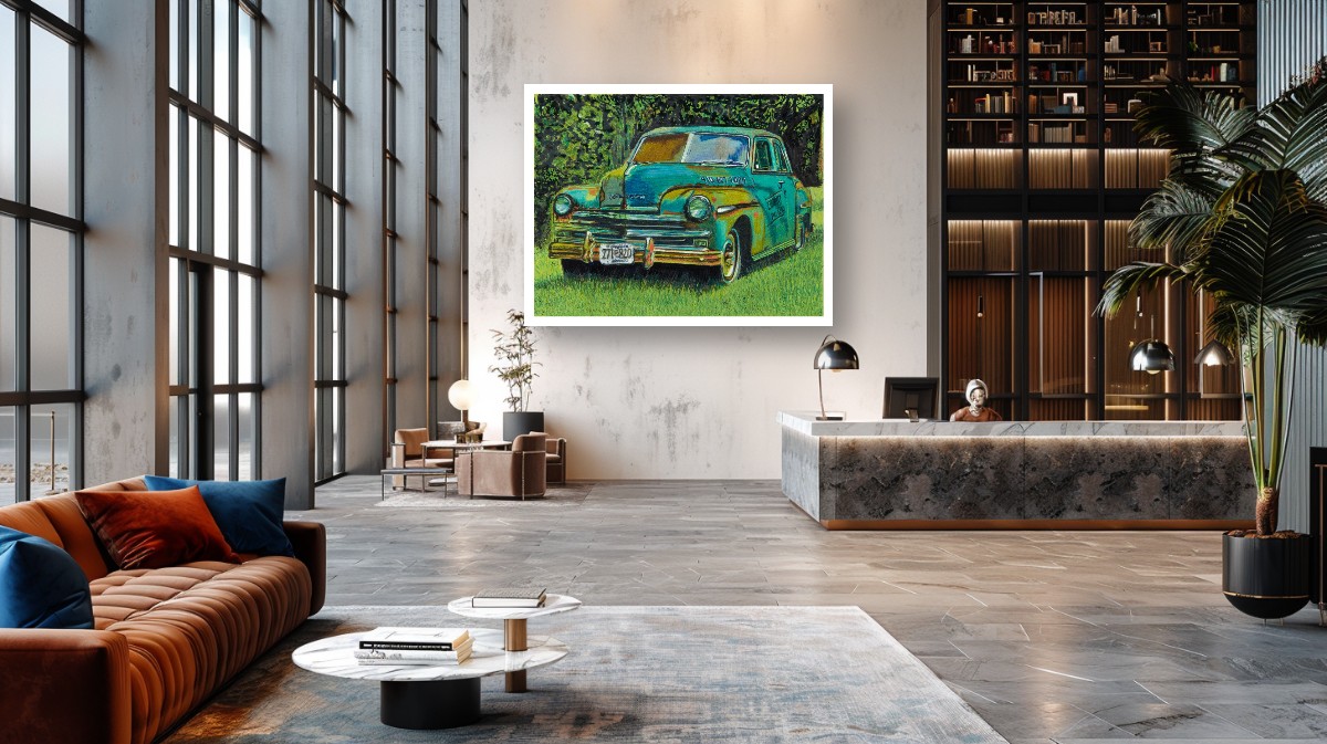 VINTAGE PLYMOUTH CAR – Image 2