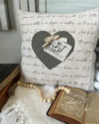 My First Love Couch Pillow – Image 1