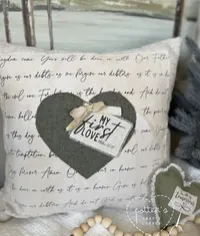 My First Love Couch Pillow – Image 3