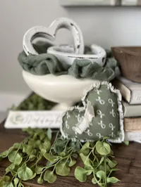 Quiet Strength Heart Gift Set – Green with Bow