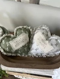 Quiet Strength Heart Gift Set – Green with Quiet Strength Tag