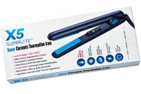 X5 Superlite Nano Ceramic Tourmaline Flat Iron – Image 1