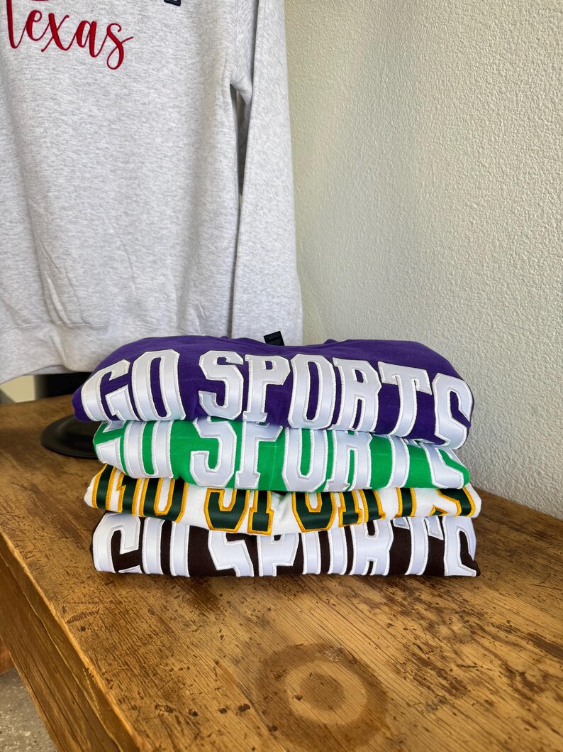 Go Sports // Crewneck Sweatshirt // Applique – Image 2