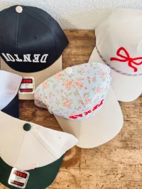 Upside Down TEXAS // Floral Hat // 3D Puff – Image 2
