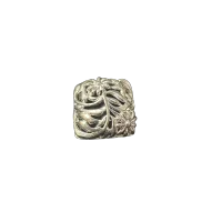 Elegant Sterling Silver Floral Ring – Image 1