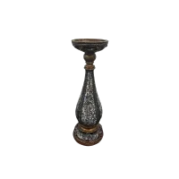 Decorative Mosaic Candlestick Holder – Image 1