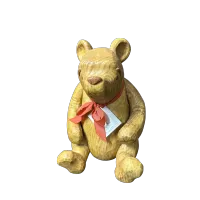 Disney Handcrafted Wooden Winnie the Pooh Figurine – Image 1