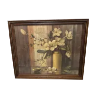 Timeless Elegant Floral Still Life Painting – Image 1