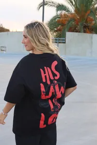 His Law is Love Tee – Image 4