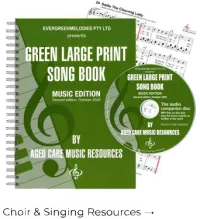 Green Sheet Music Book – 2nd Edition – Image 1