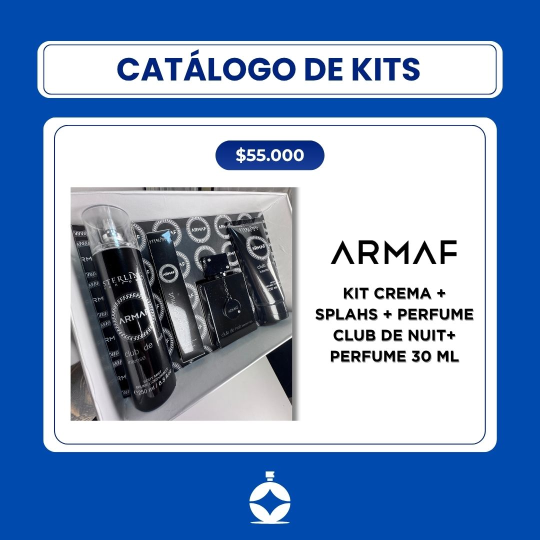 KIT CREMA + SPLAHS + PERFUME CLUB DE NUIT + PERFUME 30 ML – Image 1