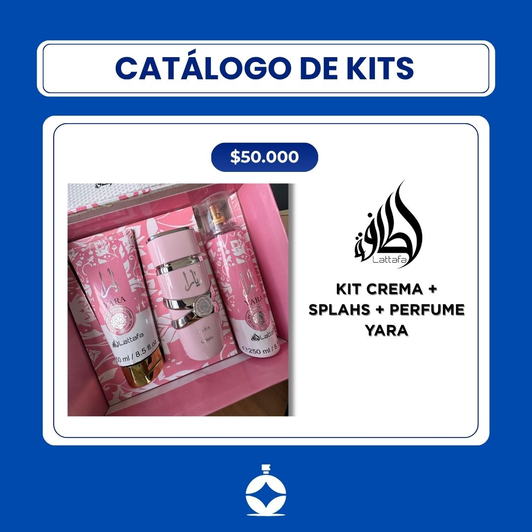 KIT CREMA + SPLAHS + PERFUME YARA – Image 1